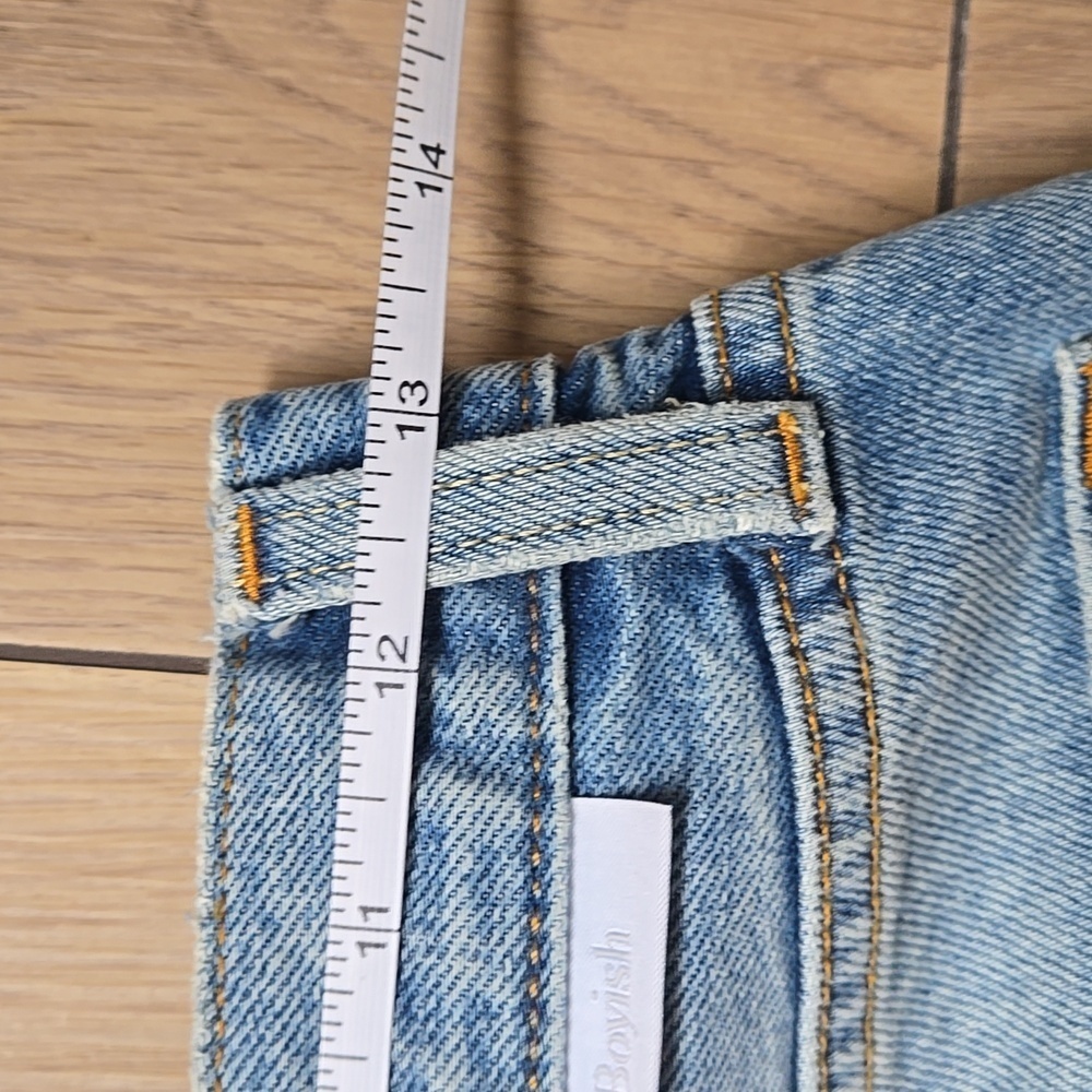 NWOT BOYISH Cropped Distressed Jeans size 26 - Picture 9 of 12